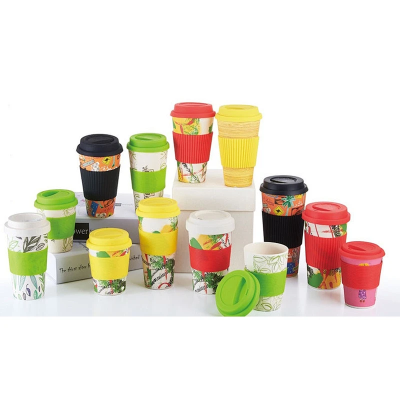 eco-friendly Bamboo fiber custom coffee mug