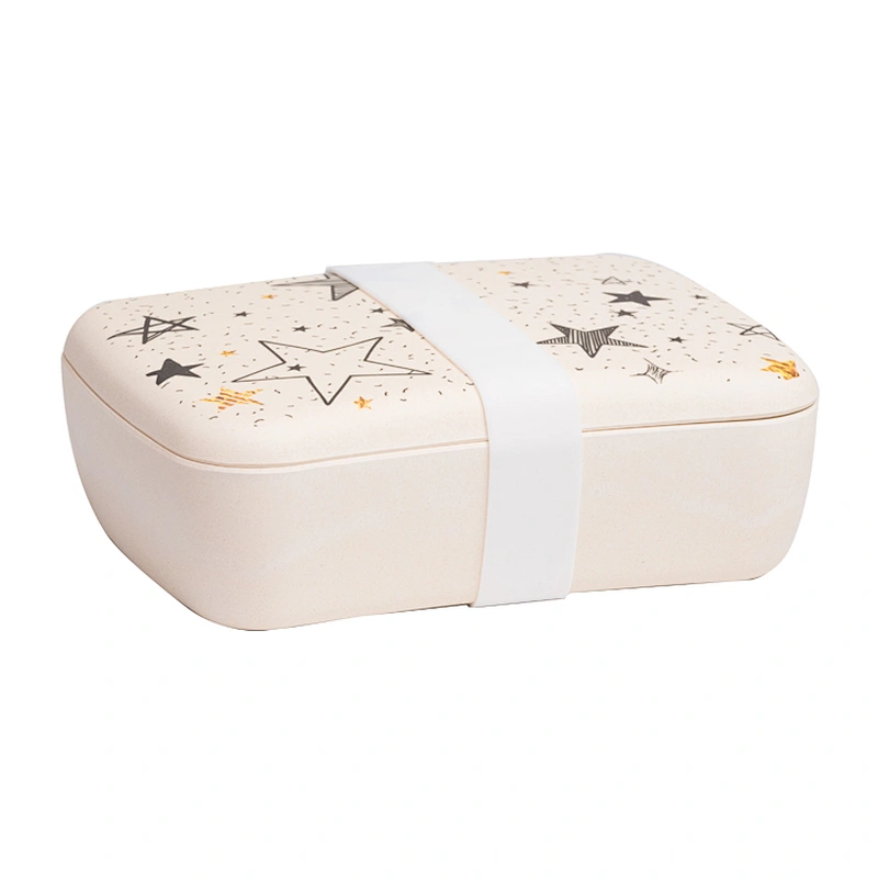 2019 New Design Bio-degradable bamboo kid lunch box