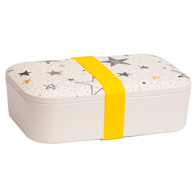 2019 New Design Bio-degradable bamboo kid lunch box