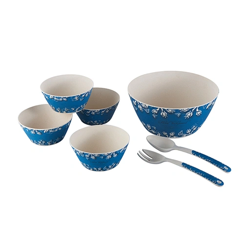 2019 LFGB Eco-friendly Design Bamboo Fiber Salad Bowl