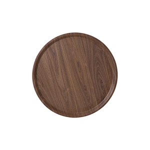 Joyhome biodegradable round tray serving ,bar serving tray