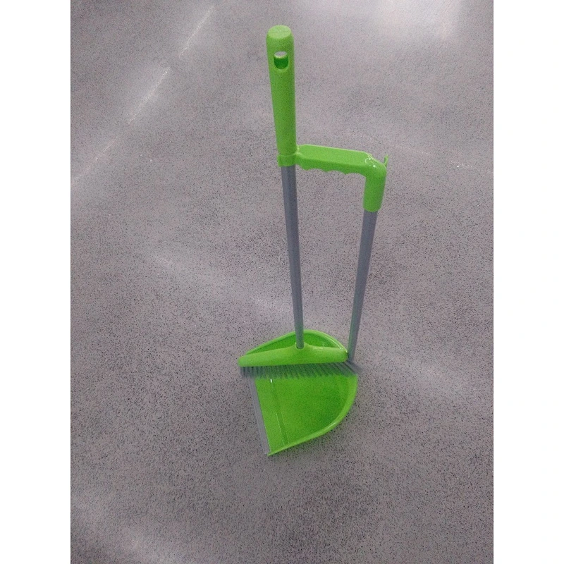 Best quality printed  household broom and dustpan set with long handle