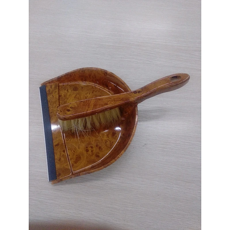 Multiple colors available PP+PET+TPR plastic dustpan and brush set