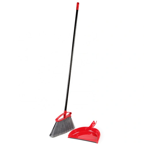 Hot Sale Plastic Long Handle Soft Broom With Dustpan Set