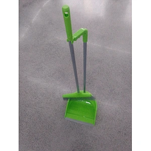 Best quality printed  household broom and dustpan set with long handle