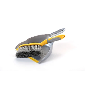 dustpan with brush