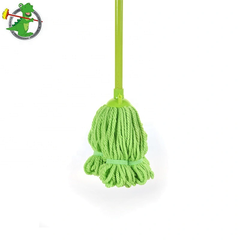 Floor Cleaner Mop Set Steel Mop Stick Cotton Mop