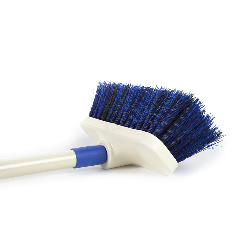 Convenient plastic long  handle cleaning bathroom brush