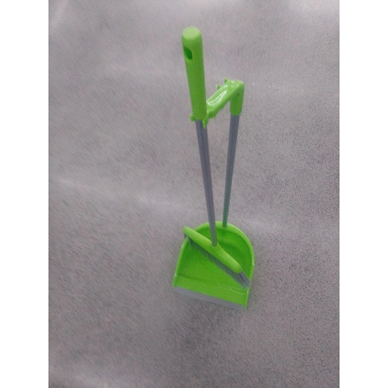 Best quality printed  household broom and dustpan set with long handle