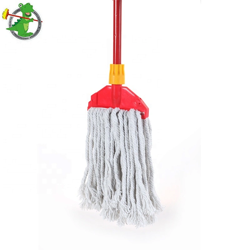 Household Cleaning 150g Quality White Cotton Mop With Handle