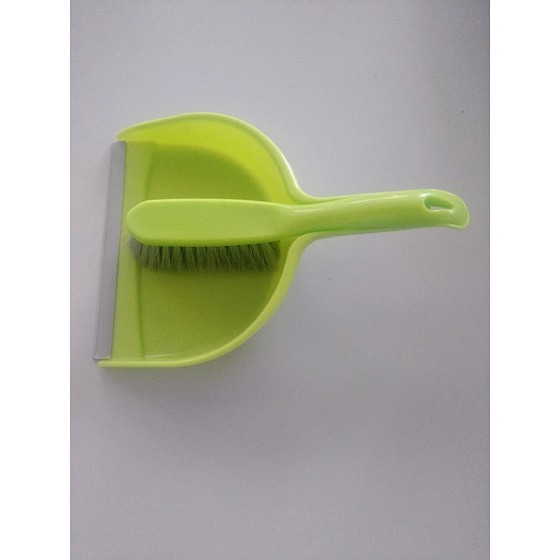 plastic dustpan and brush set
