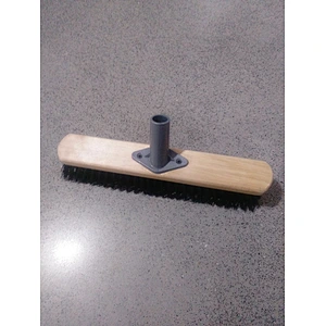 hard bristle wood angle brush