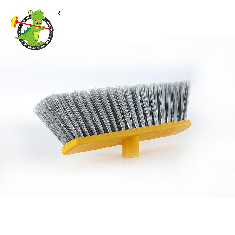 New Design  PET Colorful Printed Plastic Bristle Broom Head For Sale