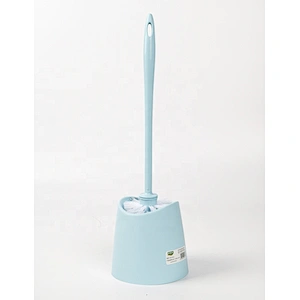 Bathroom Cleaning Accessory Plastic Toilet Brush and Holder Set