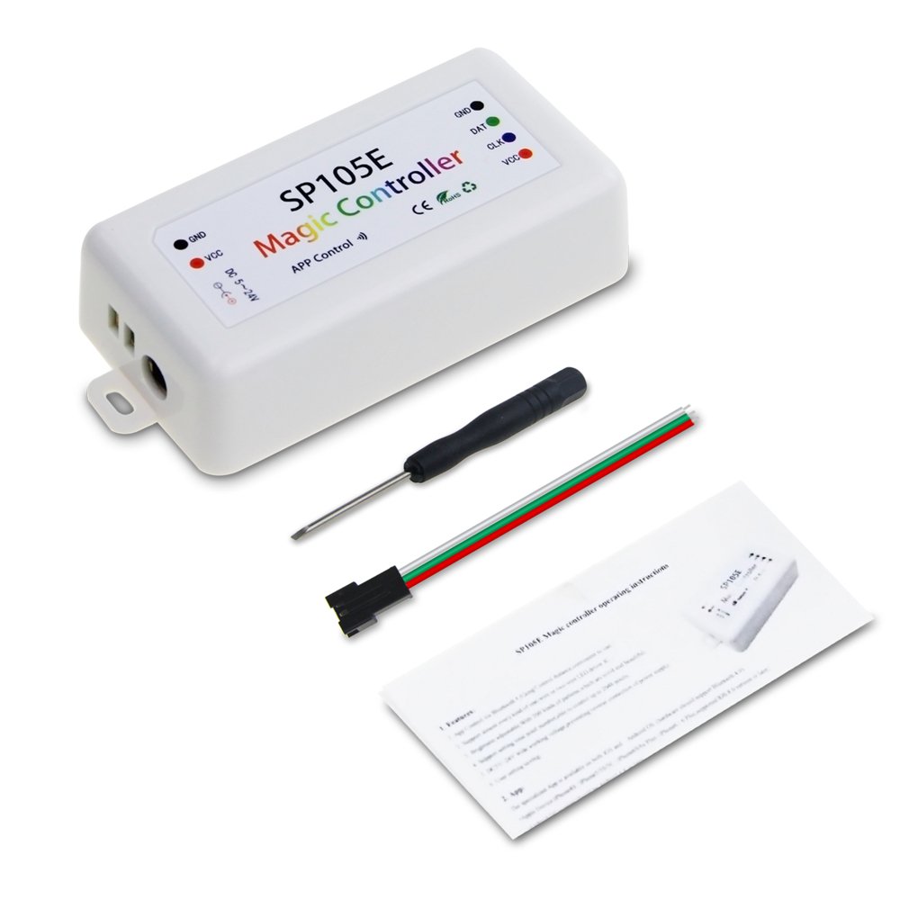 Hoja de datos de especificaciones del controlador LED SP105E.pdf