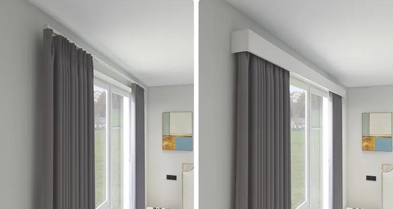 - It is very simple to install a curtain box, which improves the appearance, avoids light leakage, and can hide lights