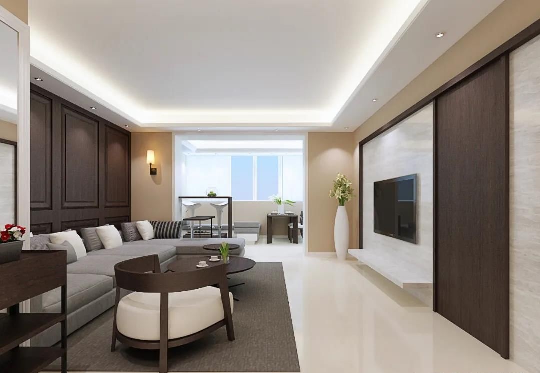 Partial ceiling lights led strip decoration