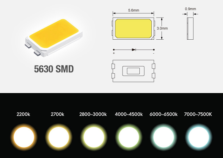 SMD 5630 LED 灯条 LED 芯片