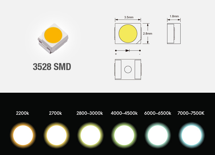 led chip of smd 3528 led strip light