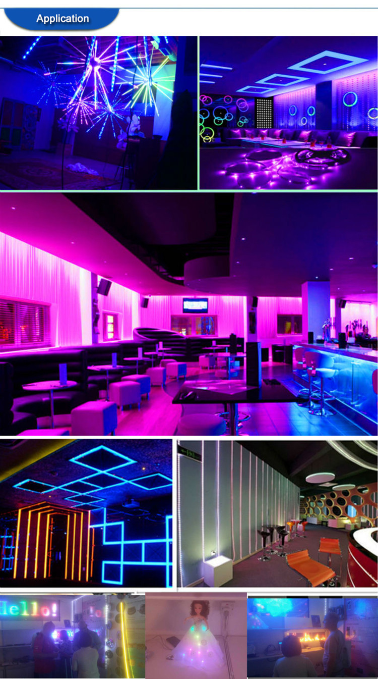 pixel addressable WS2818 led strip light application