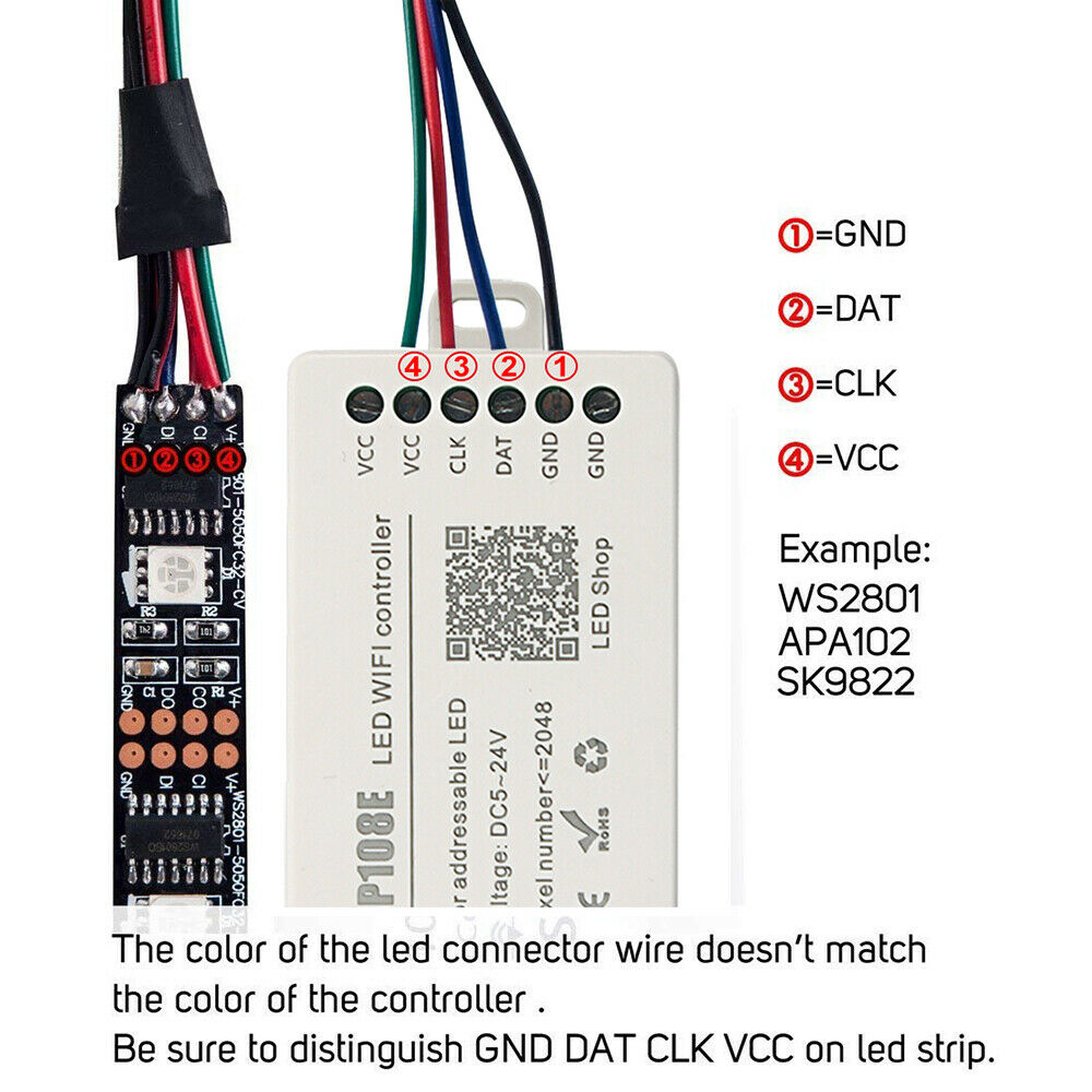 SP108E led controller pixel manufacturer