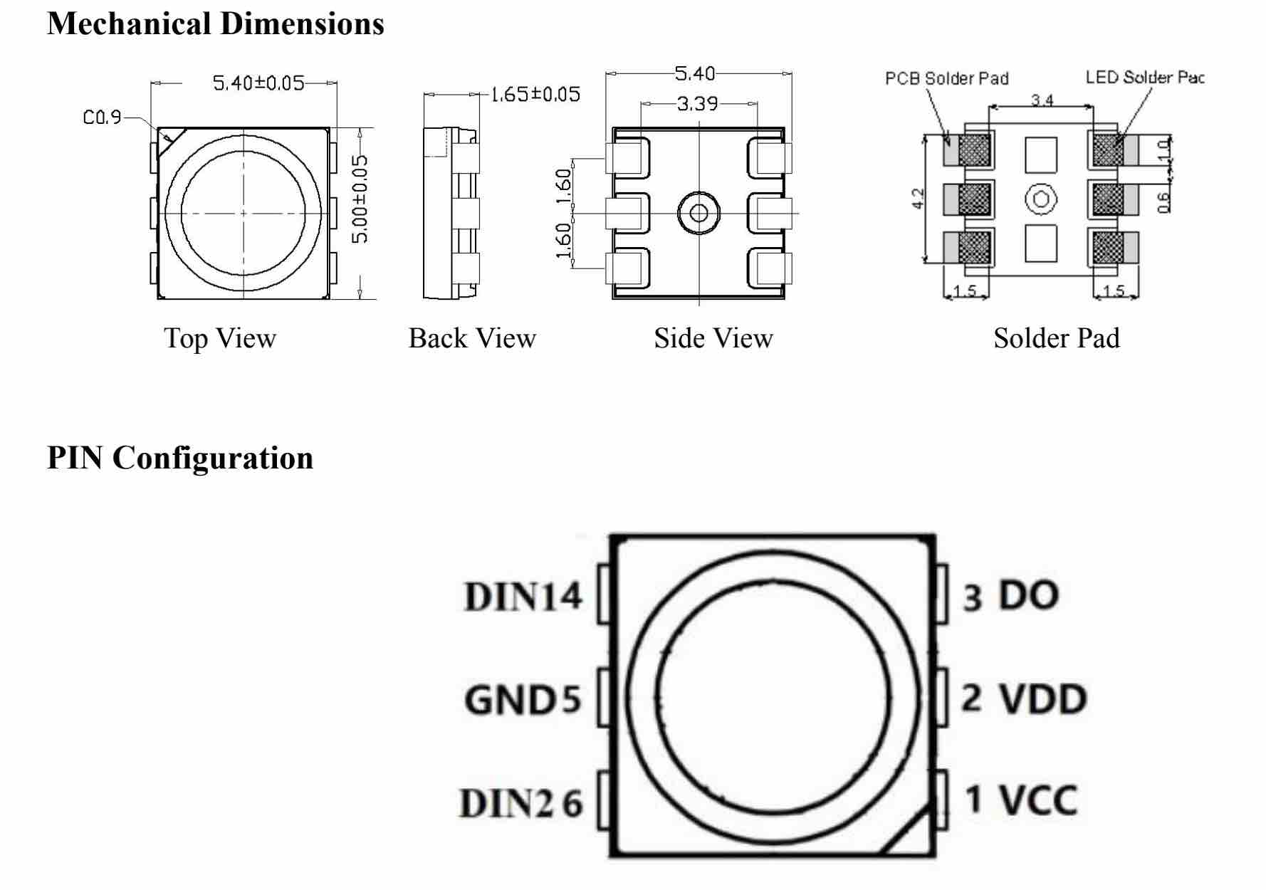 WS2815 led chip