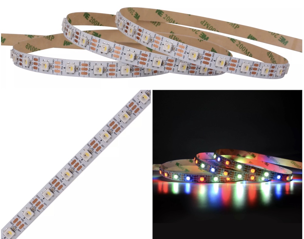 sk6812 led strip pixel rgbw