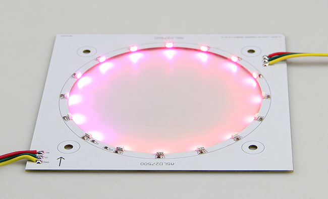 light effect of sk6812 4020 side view square pixel rgb led board