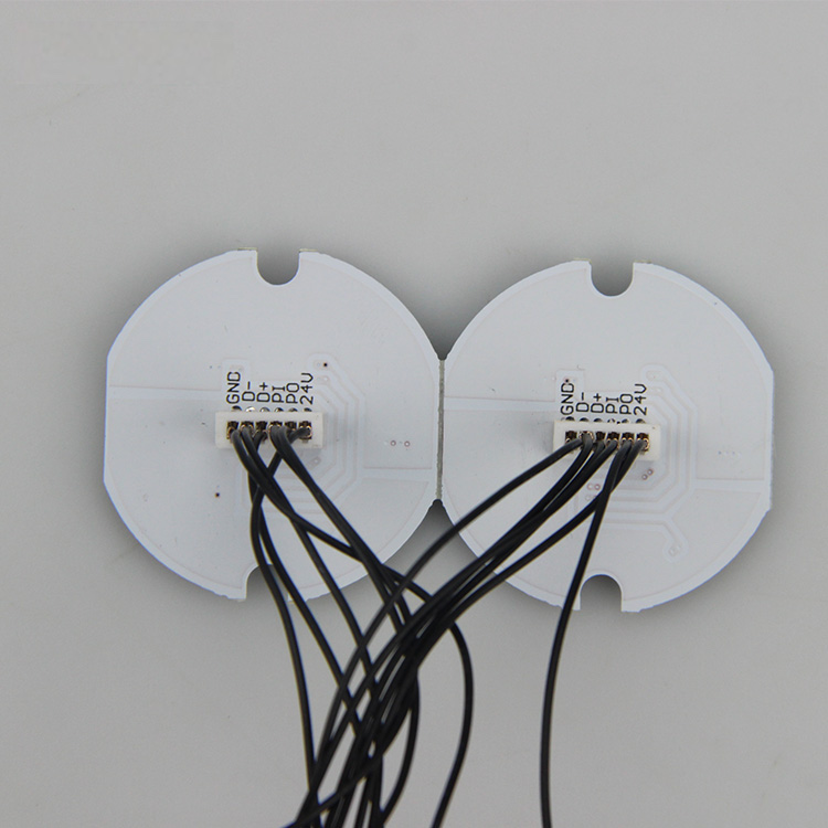 31mm DMX512 rgbw round addressable led module