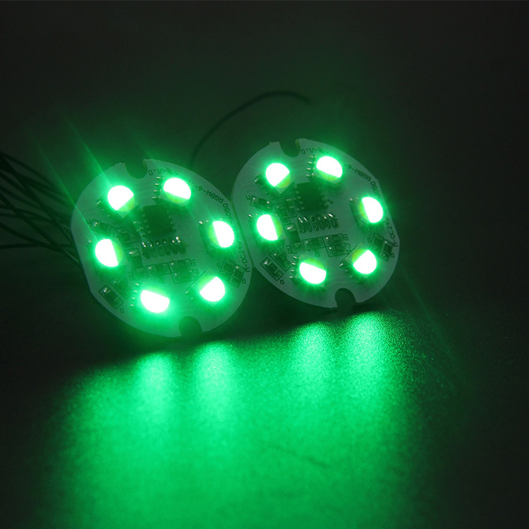 31mm DMX512 rgbw round addressable led module