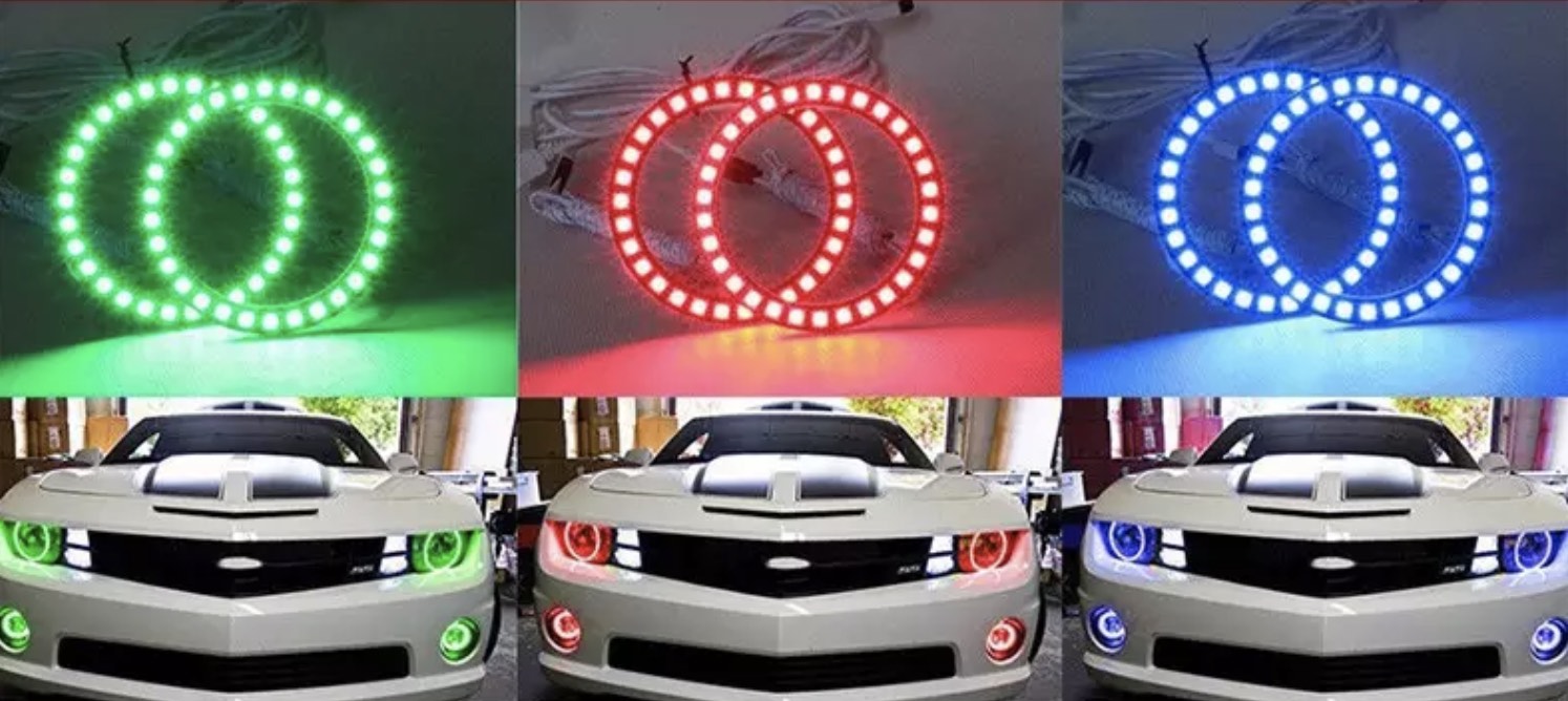 ws2812 sk6812 rgbic circle pixel led ring