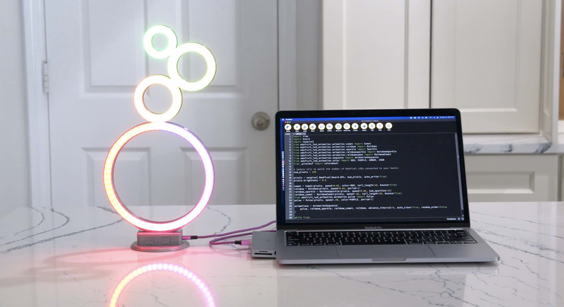 ws2812 sk6812 pixel led ring