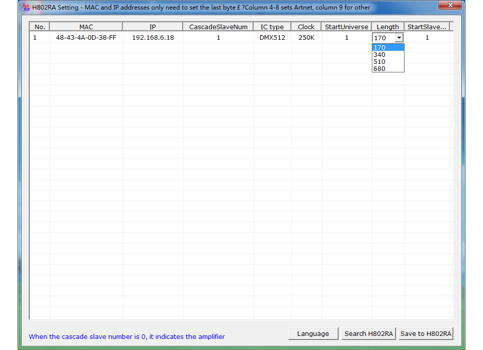 Step3. Configure H802RA