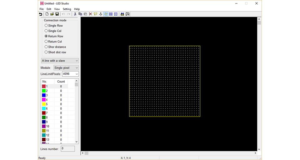 Configure Led Studio for H803TV led controller