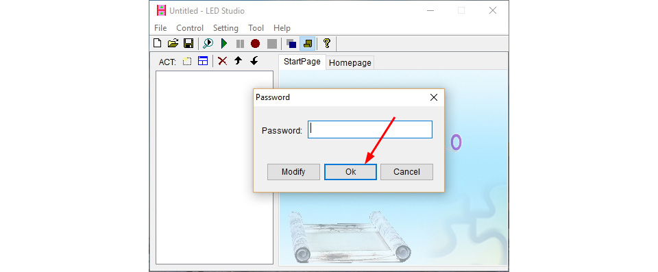 Password is not needed