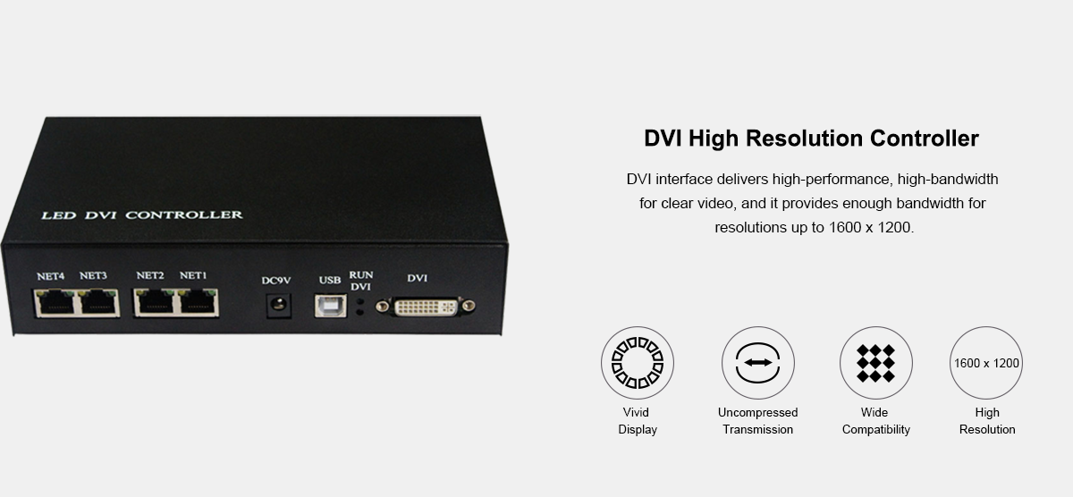 advantage function of H803TV Led DVI Controller