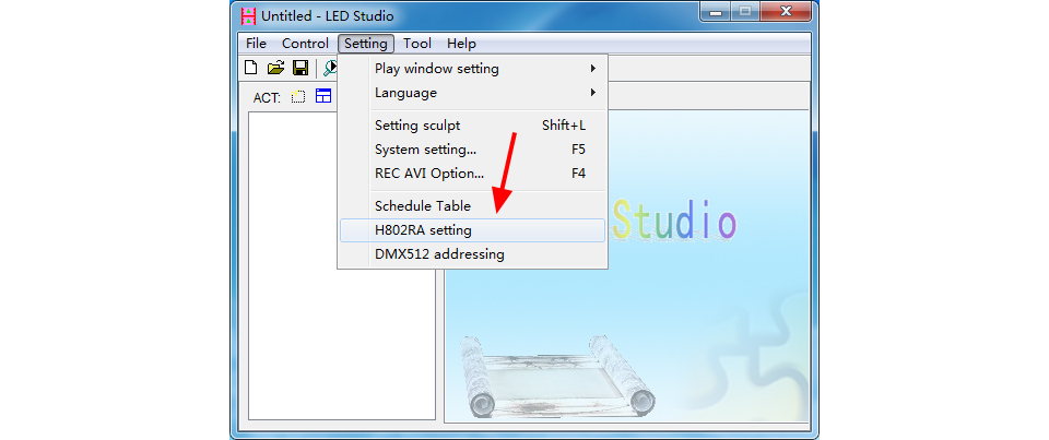 Step3. Configure H802RA