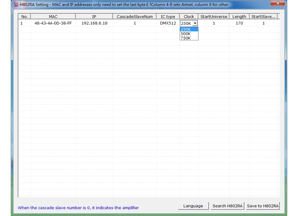 Step3. Configure H802RA
