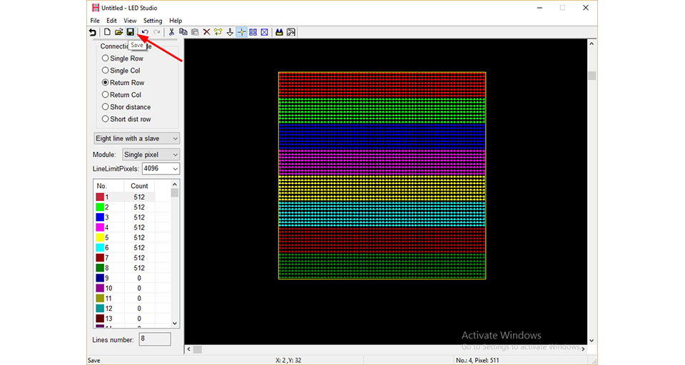 Then, save all these settings and go back to main window.