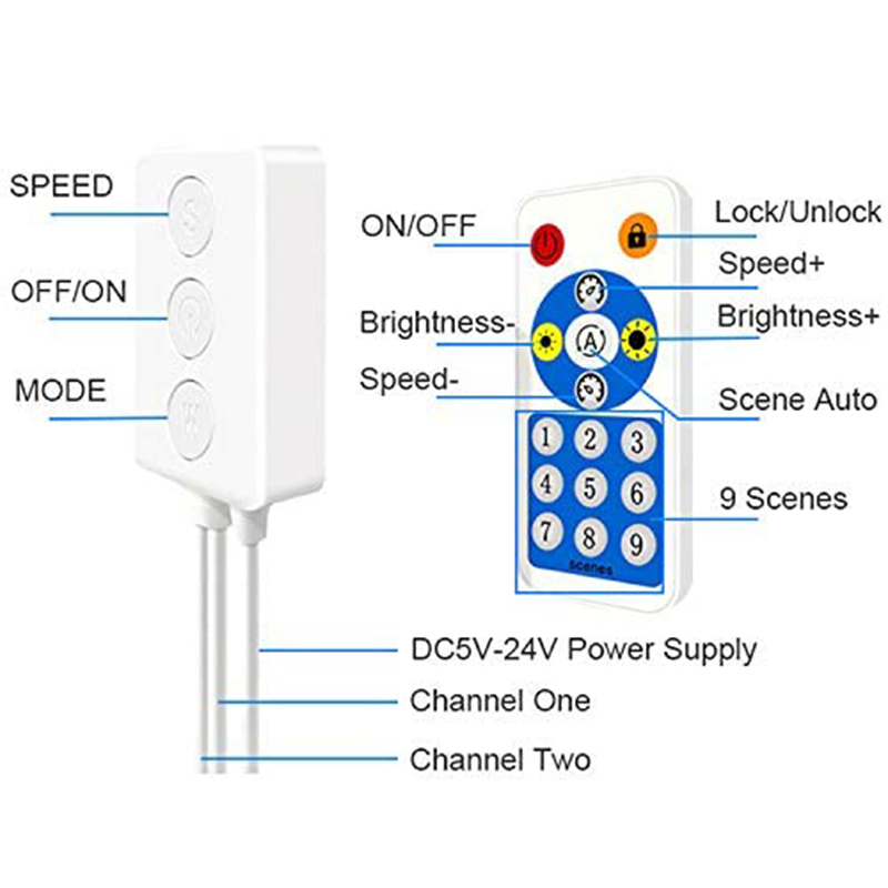 Controlador de música LED SP601E