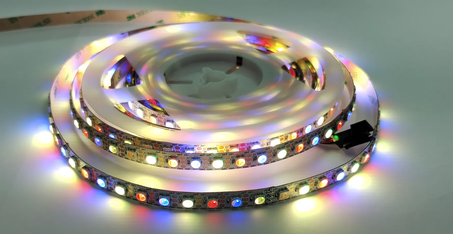 sk6812 5v individually addressable rgbw led strip