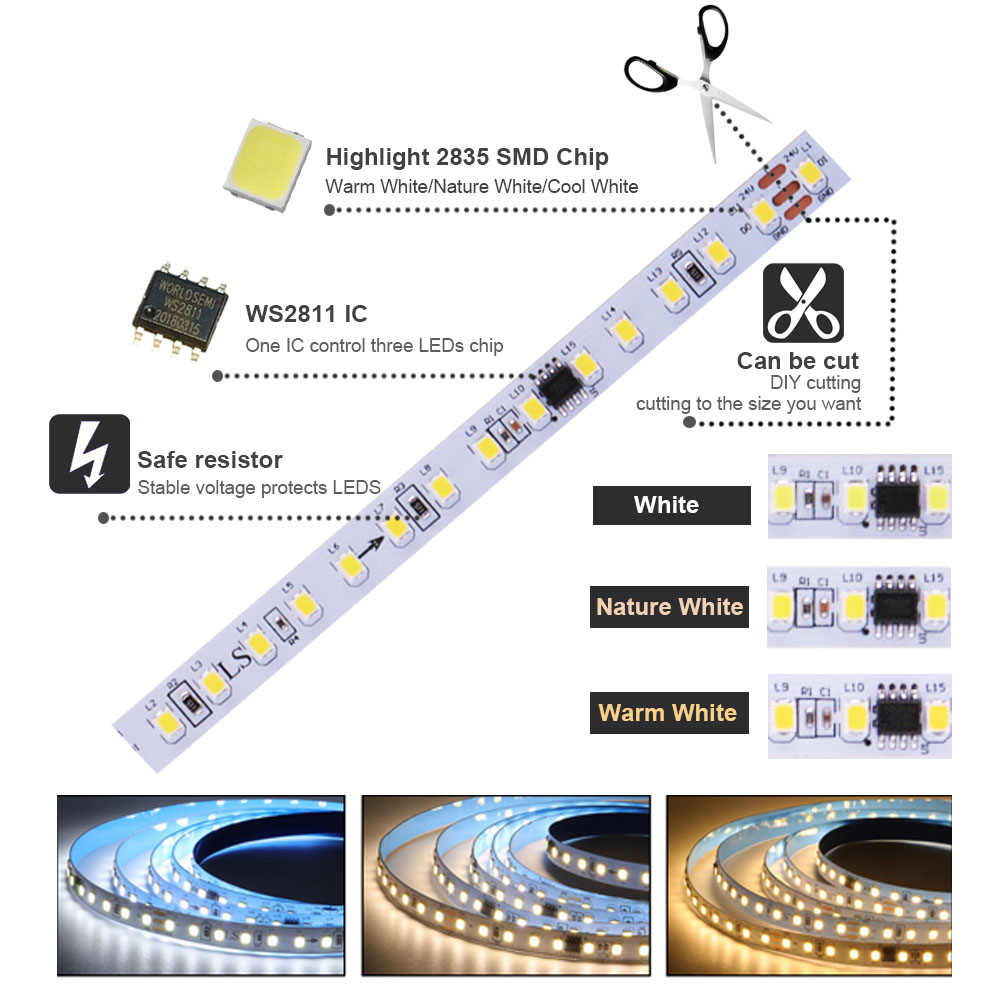 running chasing led strip light