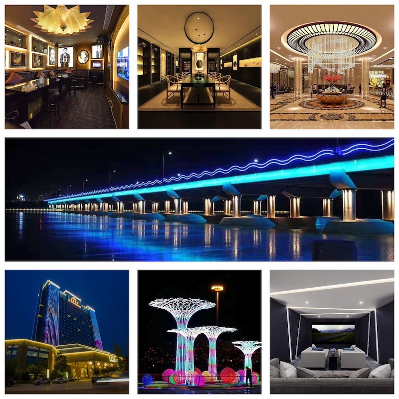 Applications of top bend 0606 led neon light