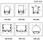 Suspending LED -Aluminiumprofilserie