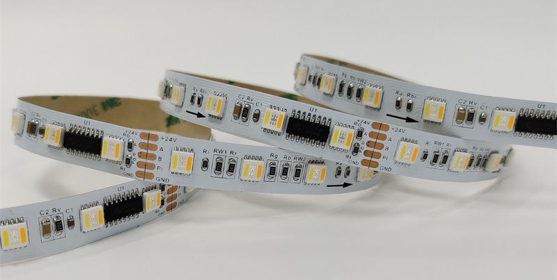 ucs512g6 rgbww dmx led strip light