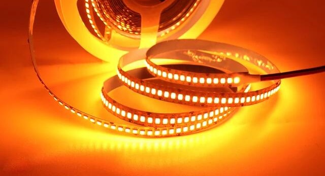 Orange & amber led strip light