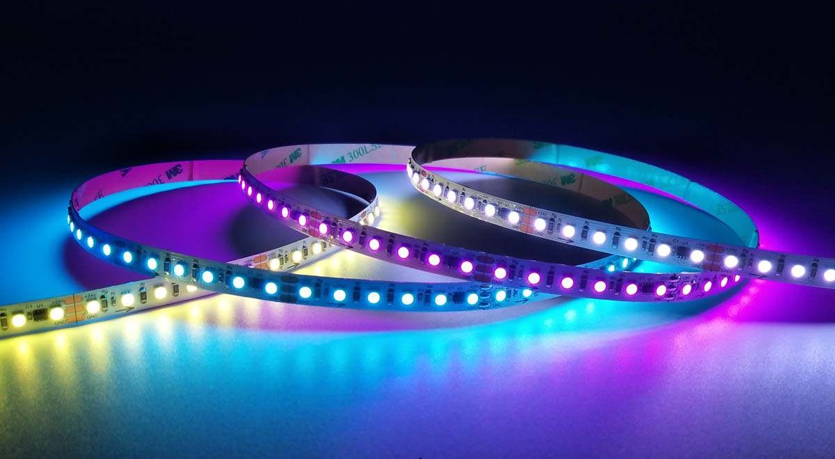 WS2811/SM16703/UCS1903 RGB 24V 120leds/m Led strip