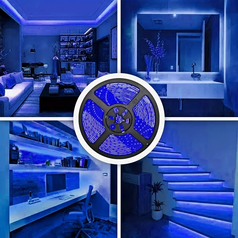Application of blue led strip light