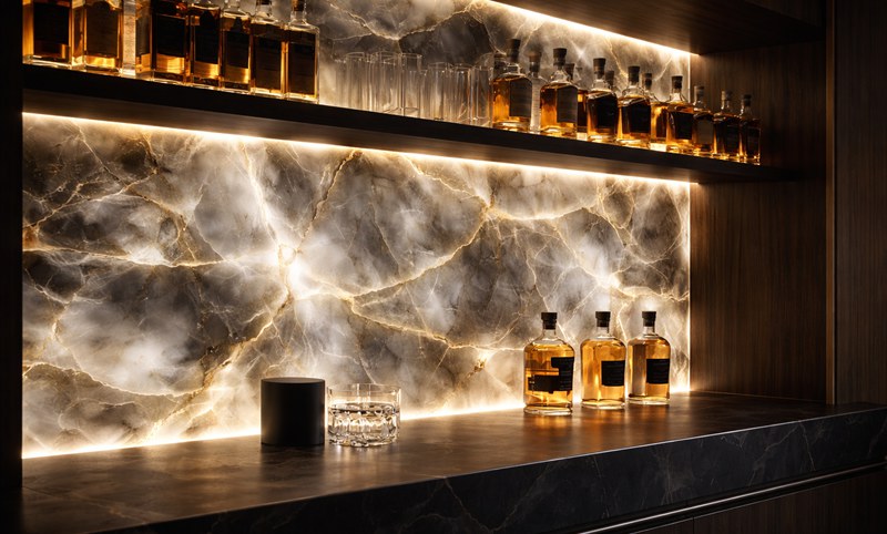 Application de feuilles LED
