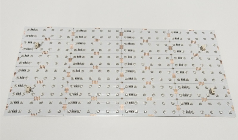 288灯 12灯/剪 24V RGB LED 柔性全面板